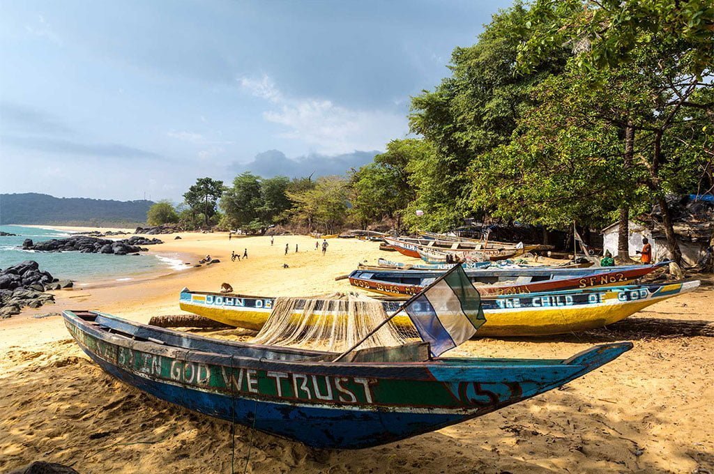 Ghana Beach Boat